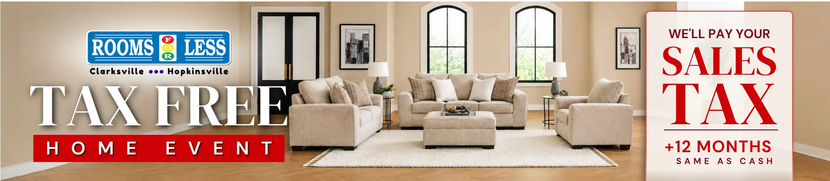TAX FREE HOME EVENT!!!